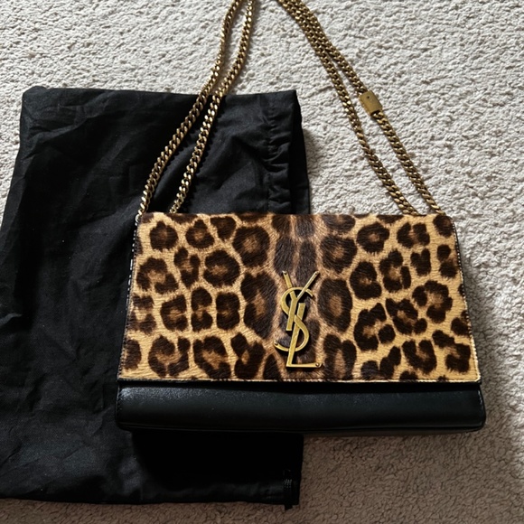 SAINT LAURENT LEOPARD PRINT BAG. - Picture 4 of 5